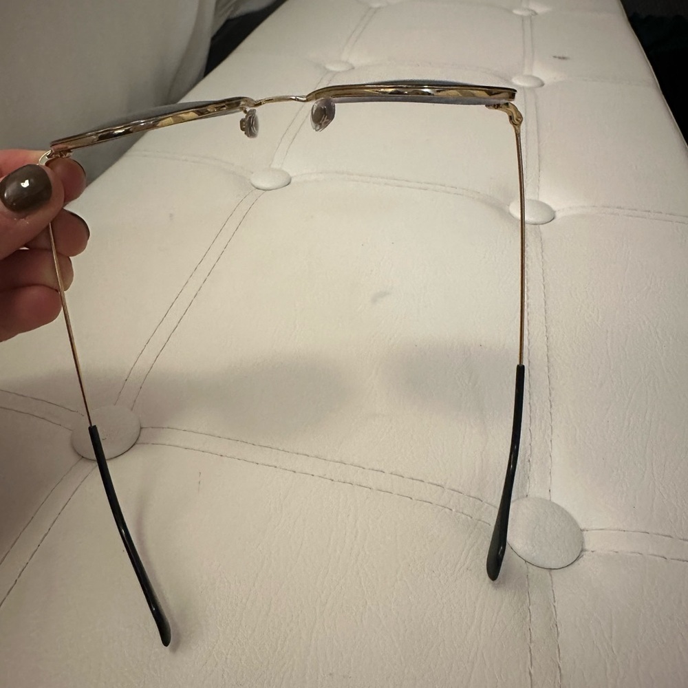 Ray-Ban Black and Gold Sunglasses - Picture 7 of 12